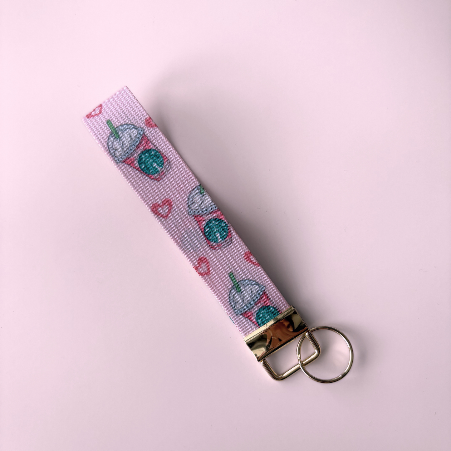 Porte clef rose